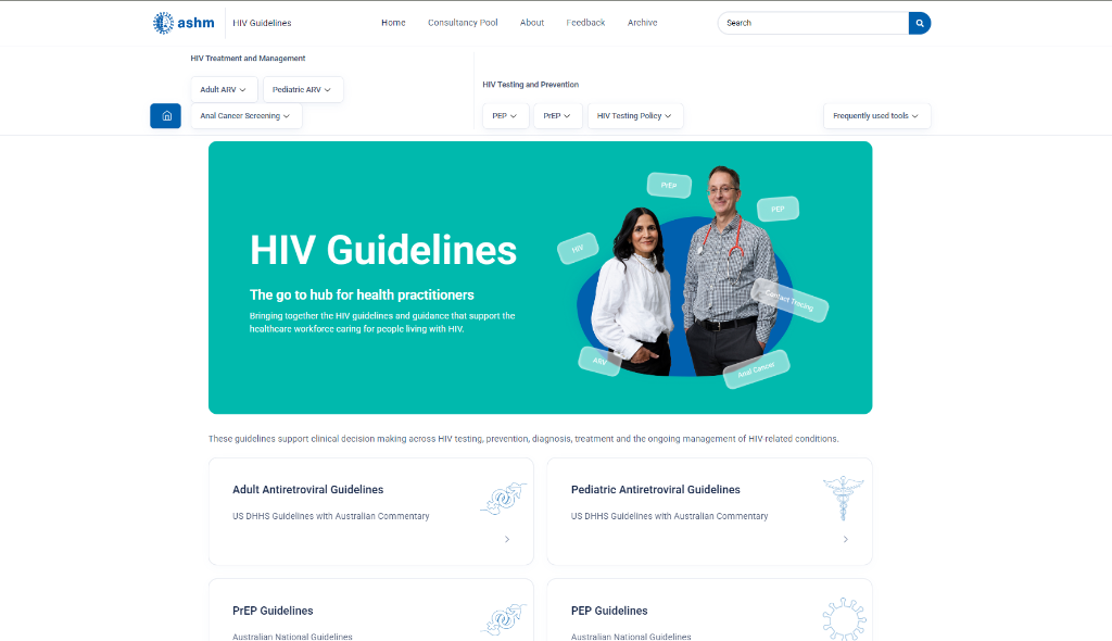 HIV Guidelines Hero